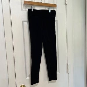 Athleta girl black leggings Polartech